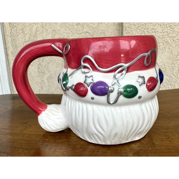Vintage Santa Claus Mug Cup 1999 Christmas Light Coffee Hot Chocolate Nostalgic - Picture 7 of 12